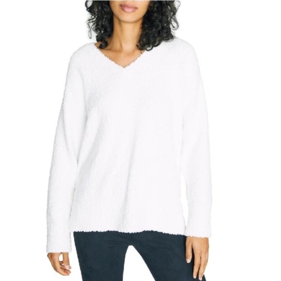 Sanctuary V-Neck Teddy Sweater - Picture 1 of 6